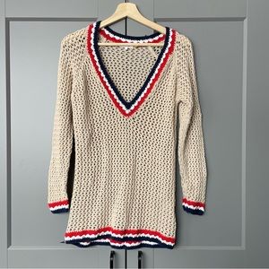 Knit Vintage Inspired Tennis sweater